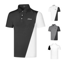 Malbon SOUTHCAPE Master Bunny Castelbajac PING1 Callaway1 Le Coq♘™♙  New golf new mens summer breathable perspiration quick-drying short-sleeved T-shirt golf mens POLO shirt