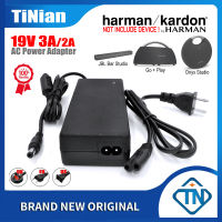 19V 3A อะแดปเตอร์รองรับ19V 2A Ac/dc สำหรับ Harman Kardon Go + Play &amp; Onyx Studio 1 2 3 4 5 6ลำโพงบลูทูธพกพาขนาดมินิแหล่งจ่ายไฟ