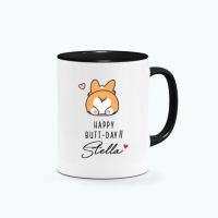 [Personalised Name] CUSTOM TEXT CUSTOM NAME Printed Mug in Corgi Design