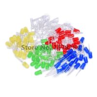 1000pcs 5mm LED Diode 5 mm White Green Red Blue Yellow DIY Light Emitting Diode