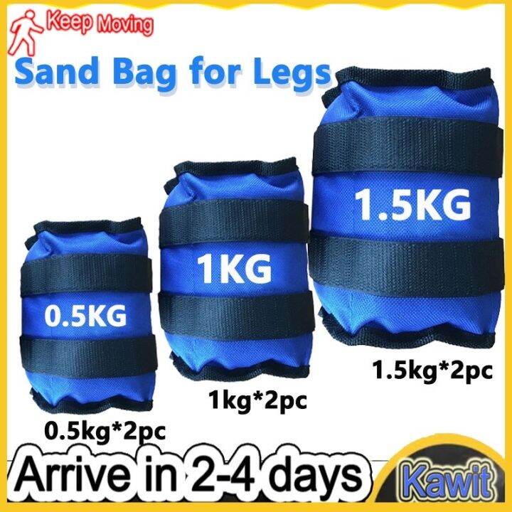 Sand Bag For Legs 2pc Ankle Wrist Weights Sandbag Adjustable Wrist Iron