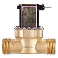 Water Valve Switch G3/4 Inch Brass Solenoid Valve For Water Heater Valves