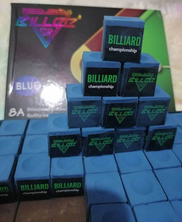 1BOX BILLEE 8A BILLIARD PROFESSIONAL CHALK / BILLIARD ACCESSORIES