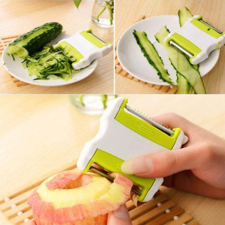 telescopic-แบบพกพาผลไม้และผัก-peeler-two-way-flip-fruit-peeler-grater