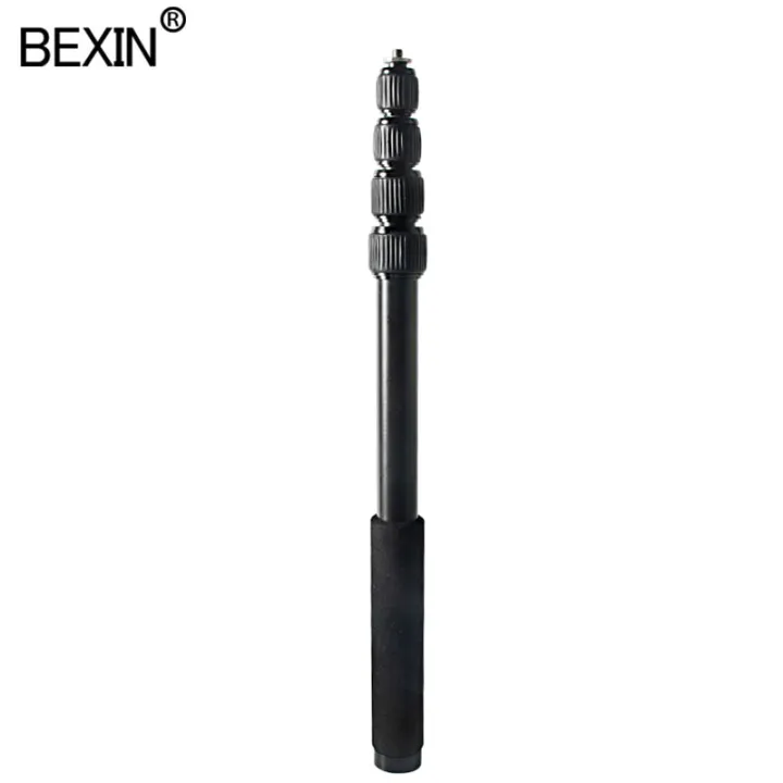 bexin-เสาต่อขาตั้งแบบสามขาเซลฟี่อะลูมินัมอัลลอยน้ำหนักเบาพิเศษ1-5ม-สำหรับขาตั้งกล้อง-dslr-ไอโฟน-huawei