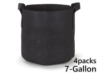 แพ็ค 4! ถุงปลูกต้นไม้แบบผ้า ขนาด 7แกลลอน สูง 30ซม Smart Grow Bag 7-Gallon - Fabric Pot