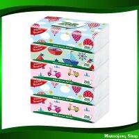 กระดาษเช็ดหน้า facial tissue 120 แผ่น (แพ็ค5ห่อ) ซิลค์ ซอฟท์บ๊อกซ์ Silk Softbox กระดาษ เช็ดปาก เช็ดหน้า เช็ดมือ ชำระ ท