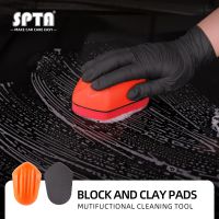 hot【DT】 SPTA Car Paint Cleaner Remove Clay Bar Applicator Sponge Before Wax Polishing