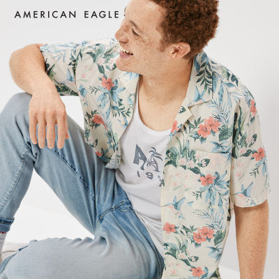 American Eagle Oversized Shirt เสื้อเชิ้ต ผู้ชาย โอเวอร์ไซส์ (NMSH 015-5980-100)