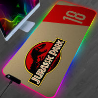 Rgb Mousepad Mouse Gamer Pad Computer Desk Jurassic Park Cute Mats Shine Mat Gaming Xl Laptop Hot Keyboard Mausepad Surface the