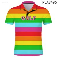 Summer 2023 Tyler New the Creator 3d Printed Hombre Camisas De Polo Men Casual Fashion Boy Short Sleeve Streetwear Polo Shirt Tops Unisex summer polo