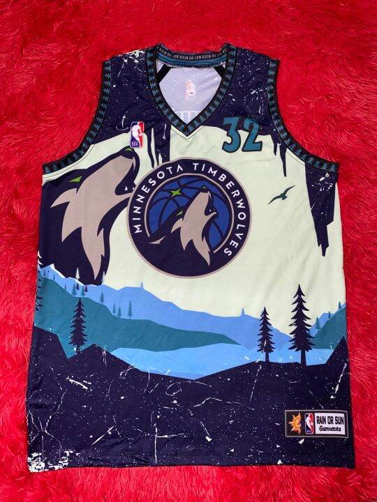 TIMBER WOLVES 07 TOWNS JERSEY FREE CUSTOMIZE OF NAME AND NUMBER ONLY full sublimation high 