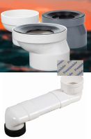 【CC】 Plastic Toilet Drain Relocation Offset Flange Extender Extension Oval Pipe Remodeling Plumbing Drainage