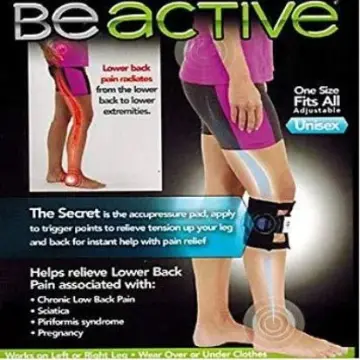 Sciatica Pain Relief Devices, Acupressure System Sciatica Pain Relief Brace  For Sciatic Nerve Pain, Lower Back, & Hip - Knee Brace With Pressure Pad