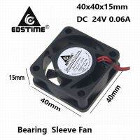 100Pieces Lot Gdstime DC 24V 2Pin 4cm 40mm x 15mm 4015S Brushless Cooler Cooling Fan Cooling Fans