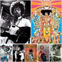 Sumanssa Jimi Hendrix Live On Stage โปสเตอร์ผ้าใบ Art ภาพพิมพ์ Modern Family Bedroom Decor