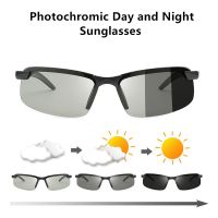 【CW】✹☂  Men Photochromic Sunglasses Matte Goggles Color Changing Polarized Driving 2021 Glasses