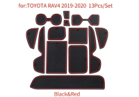 Anti-SLIP ยางถ้วยเบาะประตู Groove MAT สำหรับ Toyota RAV4 XA50 RAV 4 50 MK5 2019 2020อุปกรณ์เสริมรถ sti.matckers สำหรับ phon