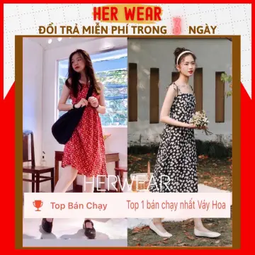 VÁY HOA NHÍ VINTAGE MAXI DÁNG DÀI TIỂU THƯ SANG TRỌNG VẢI VOAN THIẾT KẾ XINH