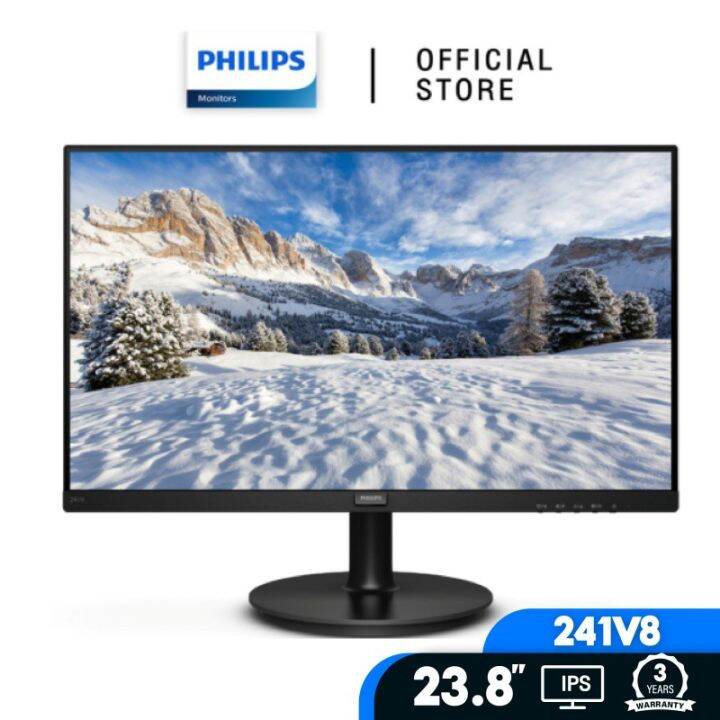 Philips 23.8" LED-IPS 4m 75Hz รุ่น 241V8 (จอมอนิเตอร์) Monitor | Lazada ...