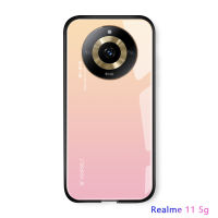 เคสโทรศัพท์มือถือสำหรับ Realme 11 Pro 5G Realme 11 Pro + 5G Realme 11 5G Realme Narzo 60 5G OPPO Reno10 Pro + 5G Xiaomi Redmi 5G เคสรุ้ง12แสงรุ่งอรุณสุดหรูเคสไล่ระดับสีกันกระแทกฝาครอบหลังกระจก