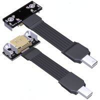 ADT-Link DP male to female extension cable mini-displayport DP1.4 Angle flat thin video card connection 0.03M-3M Cables