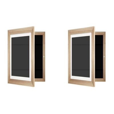 [2-Pack] Kids Art Frame Kids Art Frames Front Opening Kids Artwork A4 Picture Frames Changeable Artwork Display