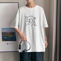 COD  ◈T-Shirt【S-8Xl】เสื้อยืดแขนสั้นคอกลมพิมพ์ลายการ์ตูนอนิเมะสไตล์ฮิปฮอปสําหรับผู้ชาย✦