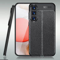 M34เกราะกันกระแทกคลาสสิกหรูหราแบรนด์ดั้งเดิมสำหรับ Samsung Galaxy M34เคสหนังคาร์บอนเคสมือถือ TPU แบบนิ่ม