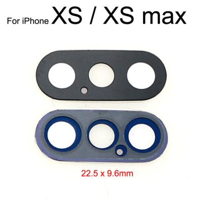 Yuxi สำหรับ Iphone X Xr Xs Max 8 7 6 6S Plus 5S Se 5กล้องด้านหลังเลนส์กระจกพร้อมใช้แทนกาว
