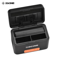 ZGCINE PS-G10 Mini แบบพกพากีฬากล้องแบตเตอรี่ Fast Charging Case 5200MAh Wireless Dual Battery Charger พร้อมพอร์ต Type-C สำหรับ GoPro Hero 10 9 8 7 6 5 Vlog Studio