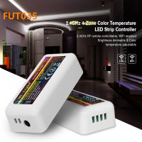 【✲High Quality✲】 122cc store Fut035หรี่ไฟตัวควบคุมหรี่แสงไฟแสง Mi 2.4G Rf ไร้สาย4โซนสีอุณหภูมิปรับได้ Cct สำหรับแถบไฟ Led คู่ Ww/cw