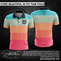 BEAUTIFUL IN Summer ITS TIME POLO GOSPEL SHIRT