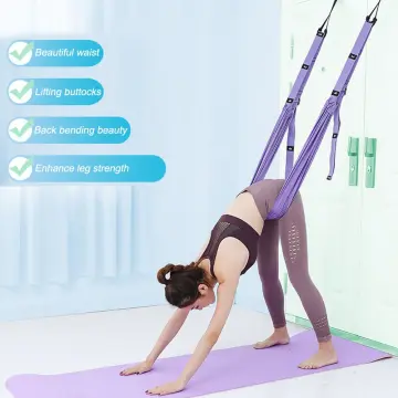 Aerial Yoga Belt Muscle StretchBand Back Bending Trainer Splits