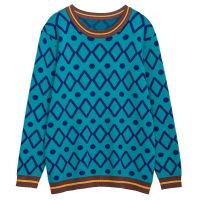 【มีไซส์ใหญ่】Plus Size Womens Patchwork Autumn Winter Sweaters Long Sleeved Knitted Slim Pullovers Large Size Outerwear