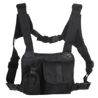 Street Style Chest Rig Bag Hip Hop Chest Bag for Men Functional Waist Packs Adjustable Waistcoat