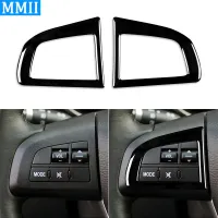 【YF】 3 Axela 10-13 Mazdaspeed Steering Frame Plastic Plate Panel Trim Cover Car Interior Sticker