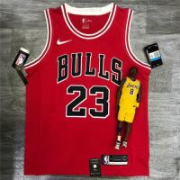 【Feb】 Most popular Original NBA͛ Basketball Men‘S Jersey Chicago Bulls 23 Michaelˉjordan Heat Pressed Retro City Edition Swingman Jerseys Red White Black