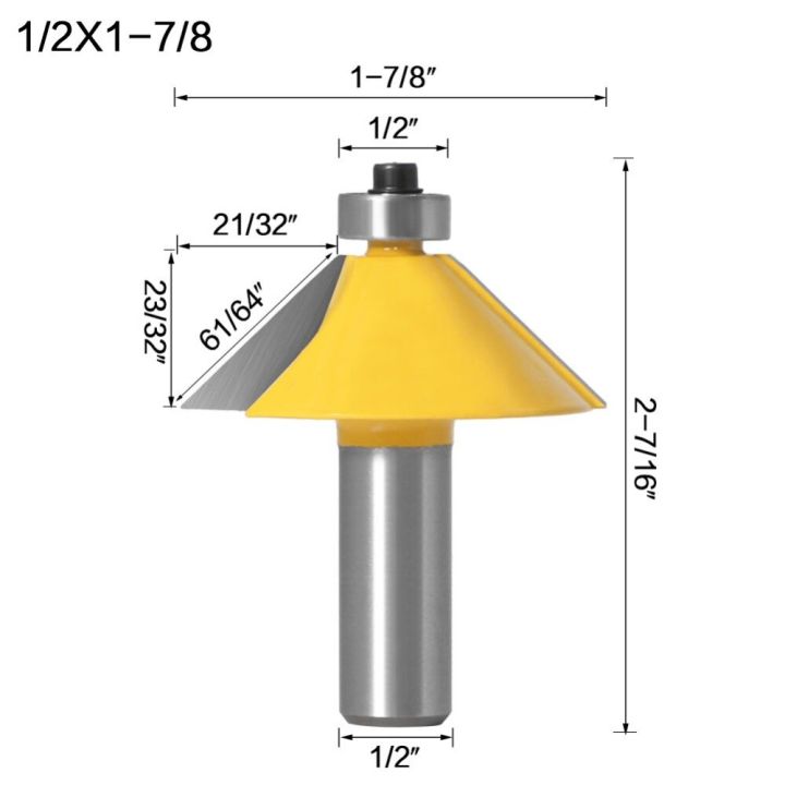 8mm-12mm-6-35mm-shank-edge-chamfering-router-bit-พร้อมแบริ่งตัดแต่ง-45-องศางานไม้เครื่องตัดมิลลิ่งเครื่องมือตัดไม้