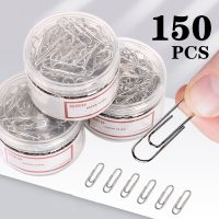 150Pcs PaperClip Bookmark Binder Bill Clip Paper Clips for Home Student Stationery School Paperclip Bookmark Office Accessories