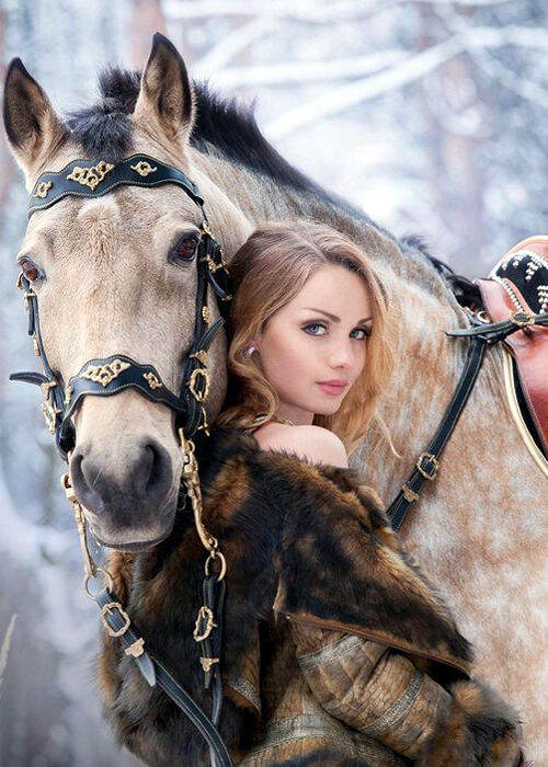 POSTER CETAK KUDA+AMOY 3000N, Dekorasi Ruang Keluarga Foto Kuda