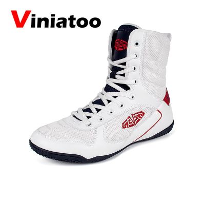 Professional Boxing Shoes Men Women Breathable Boxing Sneakers for Men Light Weight Wrestling Shoes Anti Slip Wrestling Sneakers