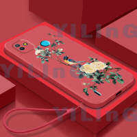 สำหรับ Pop5 Tecno เคสโทรศัพท์การออกแบบดอกไม้และนกฝาครอบ TPU นิ่มลายการ์ตูน