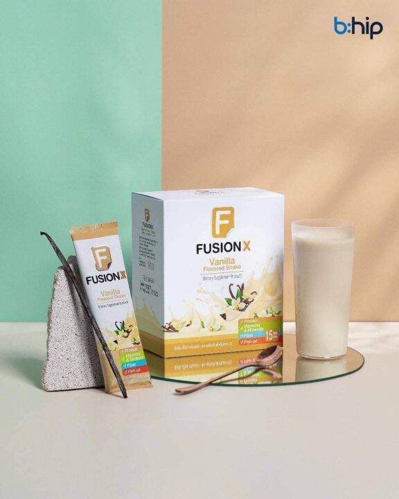 ฟิวชั่นเอ็กซ์-fusionx-แท้-100-รสวนิลา-1-กล่อง-15-ซอง-ลดน้ำหนัก-เพิ่มน้ำหนัก-เพิ่มกล้ามเนื้อ