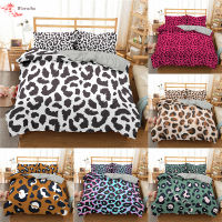 Homesky Leopard Print Bedding Set Comforter Sets with Pillowcase Bedding Set Home Textiles Queen king Size Duvet Cover