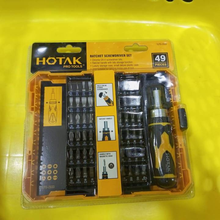 ชุดเครื่องมือประจำบ้าน-ชุดเครื่องมือ-ชุดไขควงอเนกประสงค์-49-in-1-hotak-pro-tools