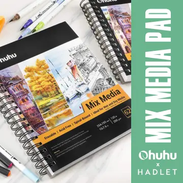 Ohuhu Marker Pads Art Sketchbook Hardcover Notebook Student