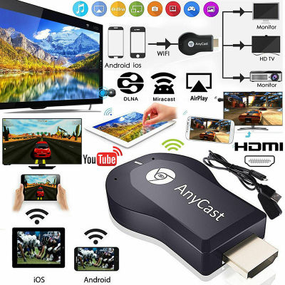 Anycast M9 Plus new latest version 2022 HDMI WIFI Display connector mobile up TV Home and Android Screen Mirroring Cast Screen บริการดี ส่งเร็ว เก็บเงินปลายทาง Mirror Cast