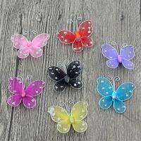 New 20pcs 3D color silk butterfly PVC wall stickers home kitchen multi-purpose decorative crafts childrens baby toys Wall Stickers  Decals