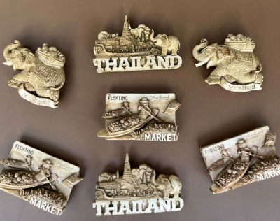 Magnet Souvenir Gift thailand ของขวัญ ของฝาก แม่เหล็กของฝากส่งตรงจากไทย สไตล์วินเทจ ของขวัญจากดินแดนแห่งรอยยิ้ม